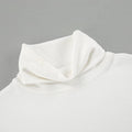 Ladies High Collar Slim Fit Knit Casual Knit Tee TX1812 - SWEETKAMA