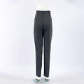 Ladies High Waist Stright Leg Suit Pants C-K7040 - SWEETKAMA