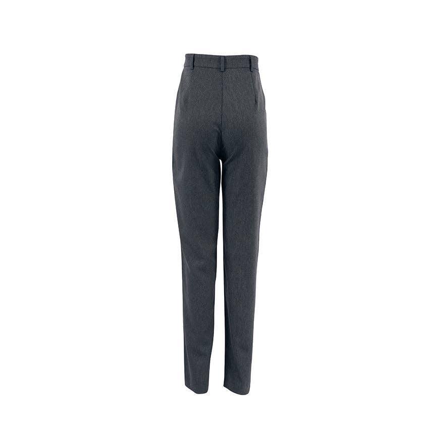 Ladies High Waist Stright Leg Suit Pants C-K7040 - SWEETKAMA