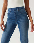 Ladies High Waisted Flare Denim Pants 925 - SWEETKAMA