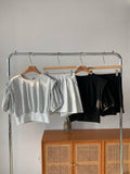 Ladies Hoodie Feeling Top and Shorts 2PCS Set SKST401 - SWEETKAMA