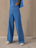 Ladies Irregular Stright Leg Loose Swearter Set TZ0050 - SWEETKAMA