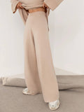 Ladies Irregular Stright Leg Loose Swearter Set TZ0050 - SWEETKAMA
