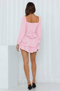 Ladies Lantern Sleeves Square Neck Daily Romper GKAF - SWEETKAMA