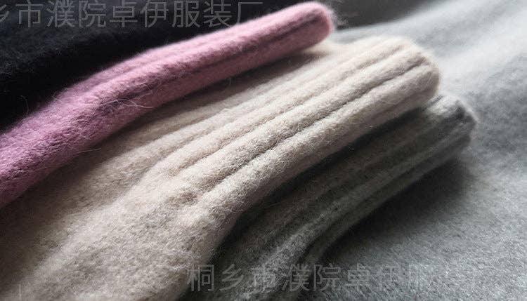Ladies Lapel V-Neck Sweater and Pants 2PCS Set 8366 - SWEETKAMA