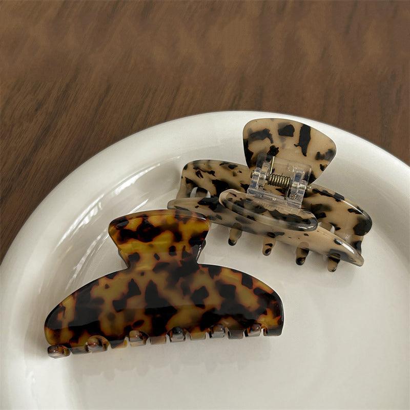 Ladies Leopard Print Fashionable Hair Clip C036 - SWEETKAMA