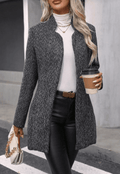 Ladies Long Sleeves Open Daily Coat SK08224 - SWEETKAMA