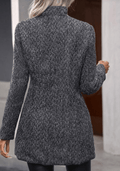 Ladies Long Sleeves Open Daily Coat SK08224 - SWEETKAMA