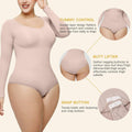 Ladies Long Sleeves Solid Color Daily Bodysuit 32739 - SWEETKAMA