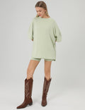 Ladies Loose Top and Shorts 2PCS Casual Tee Set SKST23129 - SWEETKAMA