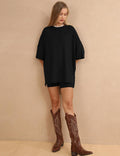 Ladies Loose Top and Shorts 2PCS Casual Tee Set SKST23129 - SWEETKAMA