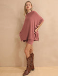 Ladies Loose Top and Shorts 2PCS Casual Tee Set SKST23129 - SWEETKAMA