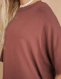 Ladies Loose Top and Shorts 2PCS Casual Tee Set SKST23129 - SWEETKAMA