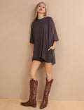 Ladies Loose Top and Shorts 2PCS Casual Tee Set SKST23129 - SWEETKAMA