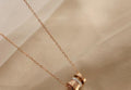 Ladies Lux Golden Chain Pendant Necklace SKAJ011 - SWEETKAMA