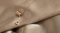 Ladies Lux Golden Chain Pendant Necklace SKAJ011 - SWEETKAMA