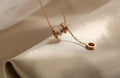 Ladies Lux Golden Chain Pendant Necklace SKAJ011 - SWEETKAMA