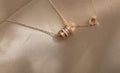 Ladies Lux Golden Chain Pendant Necklace SKAJ011 - SWEETKAMA