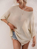 Ladies Mid Sleeves Hollow Out Daily Blouse E2290 - SWEETKAMA