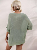 Ladies Mid Sleeves Hollow Out Daily Blouse E2290 - SWEETKAMA