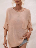 Ladies Mid Sleeves Hollow Out Daily Blouse E2290 - SWEETKAMA