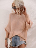 Ladies Mid Sleeves Hollow Out Daily Blouse E2290 - SWEETKAMA