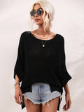 Ladies Mid Sleeves Hollow Out Daily Blouse E2290 - SWEETKAMA