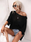 Ladies Mid Sleeves Hollow Out Daily Blouse E2290 - SWEETKAMA