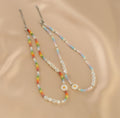 Ladies Multicolor Beads Pendant Sunflower Necklace SKAJ012 - SWEETKAMA