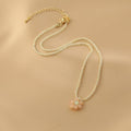 Ladies Multicolor Flower Pendent Beads Necklace Set SKAJ004 - SWEETKAMA