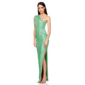 Ladies One Shoulder Sequin Sleeveless Maxi Dress R9174 - SWEETKAMA