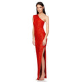Ladies One Shoulder Sequin Sleeveless Maxi Dress R9174 - SWEETKAMA