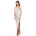 Ladies One Shoulder Sequin Sleeveless Maxi Dress R9174 - SWEETKAMA