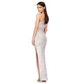 Ladies One Shoulder Sequin Sleeveless Maxi Dress R9174 - SWEETKAMA