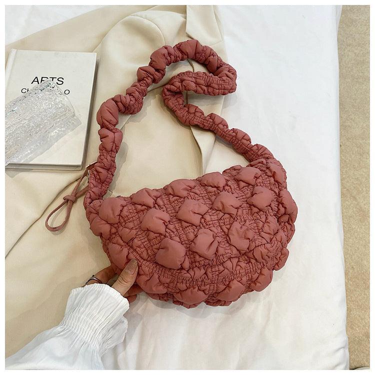 Ladies Puffer Cloud Bag Purse Crossbody Handbag SKAB002 - SWEETKAMA