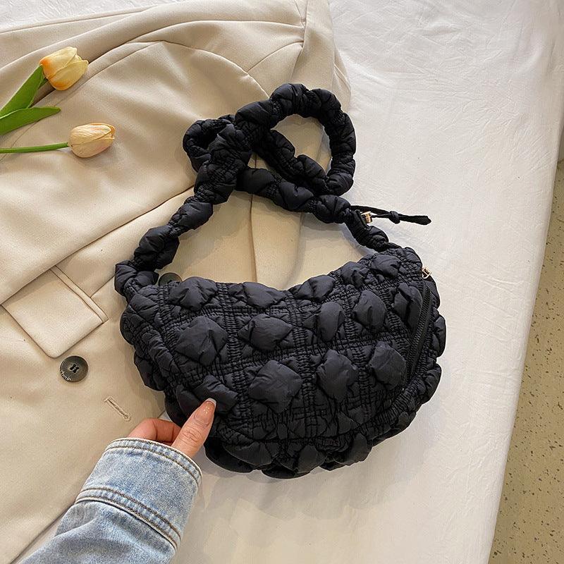 Ladies Puffer Cloud Bag Purse Tote Handbag Slouch Bag SKAB001 - SWEETKAMA