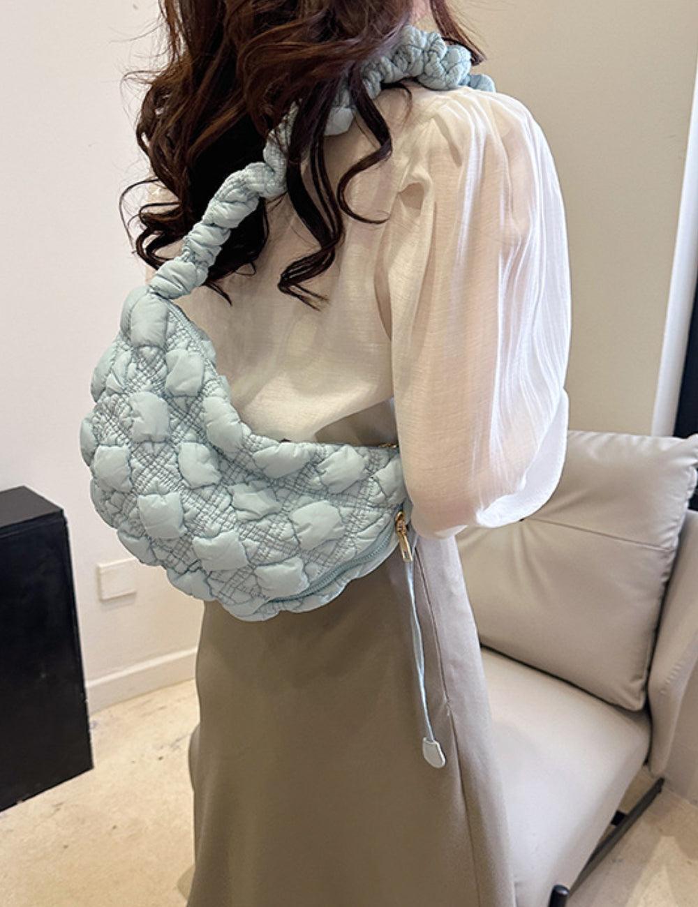 Ladies Puffer Cloud Bag Purse Tote Handbag Slouch Bag SKAB001 - SWEETKAMA