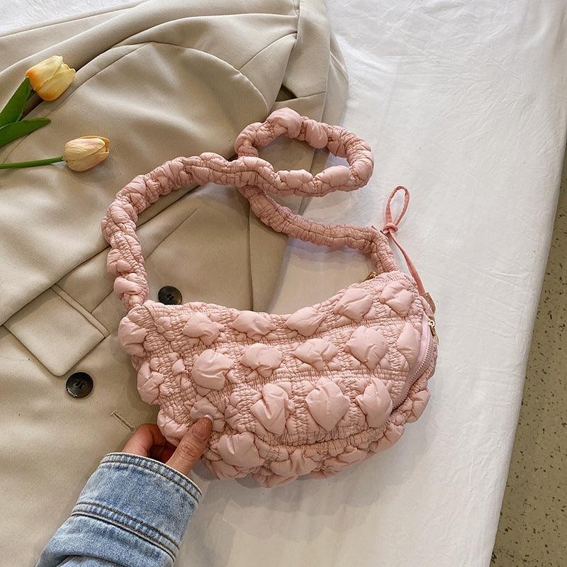 Ladies Puffer Cloud Bag Purse Tote Handbag Slouch Bag SKAB001 - SWEETKAMA