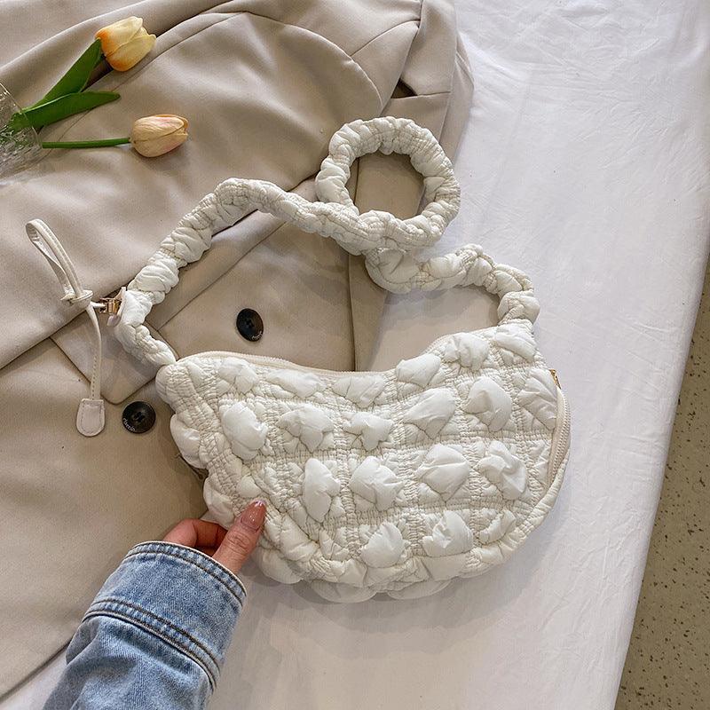 Ladies Puffer Cloud Bag Purse Tote Handbag Slouch Bag SKAB001 - SWEETKAMA