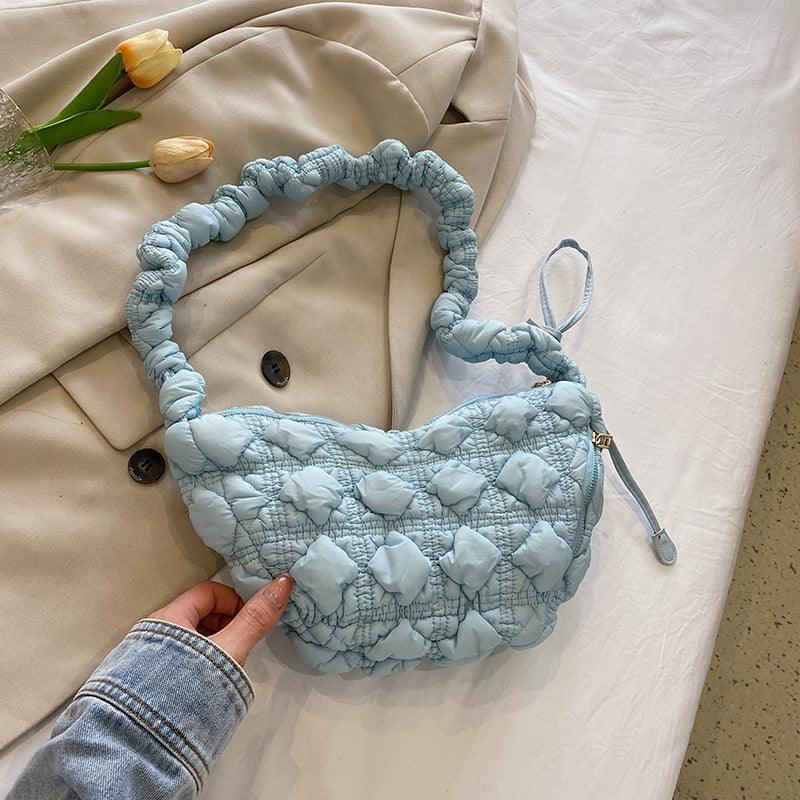 Ladies Puffer Cloud Bag Purse Tote Handbag Slouch Bag SKAB001 - SWEETKAMA