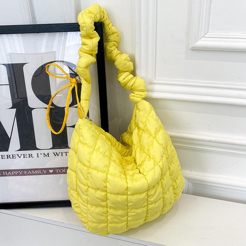 Ladies Puffer Cloud Bag Purse Tote Handbag Slouch Bag SKAB007 - SWEETKAMA