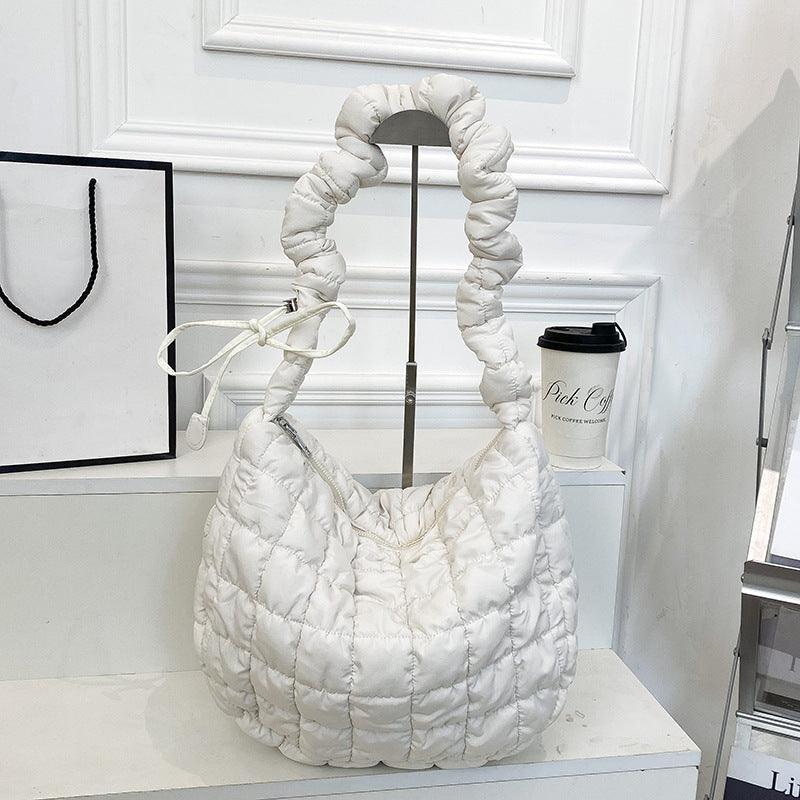 Ladies Puffer Cloud Bag Purse Tote Handbag Slouch Bag SKAB007 - SWEETKAMA
