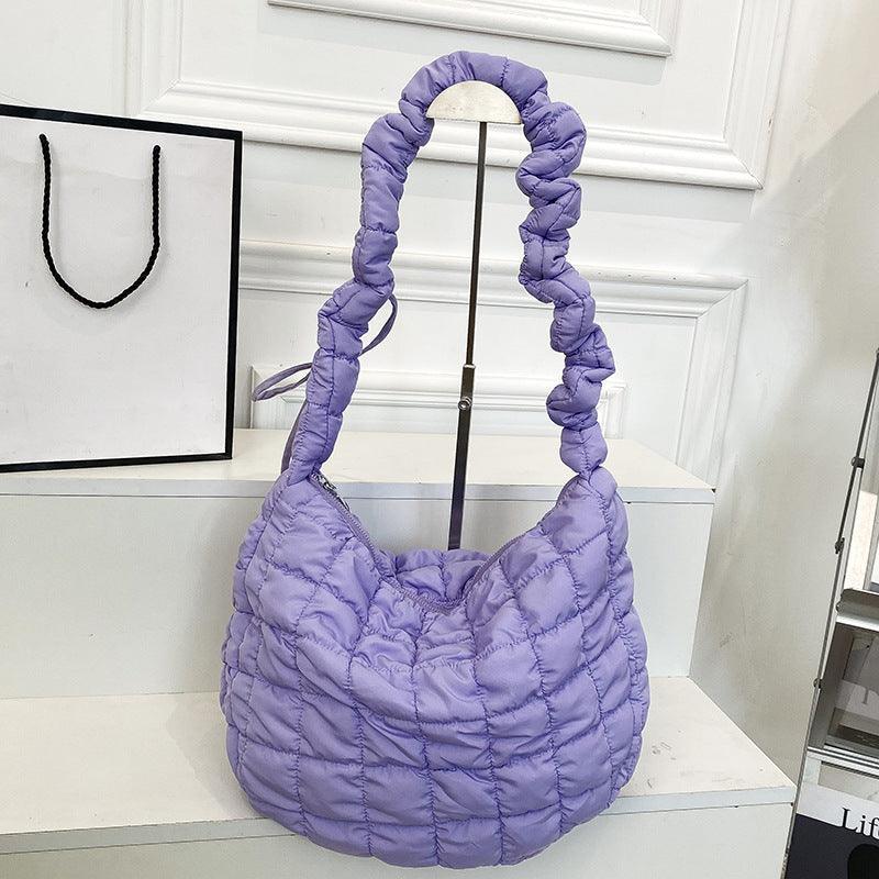 Ladies Puffer Cloud Bag Purse Tote Handbag Slouch Bag SKAB007 - SWEETKAMA