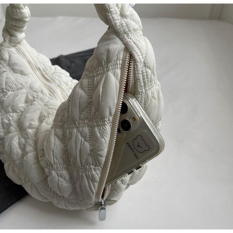 Ladies Puffer Looking Lightweight Cloud Handbag SKAB014 - SWEETKAMA