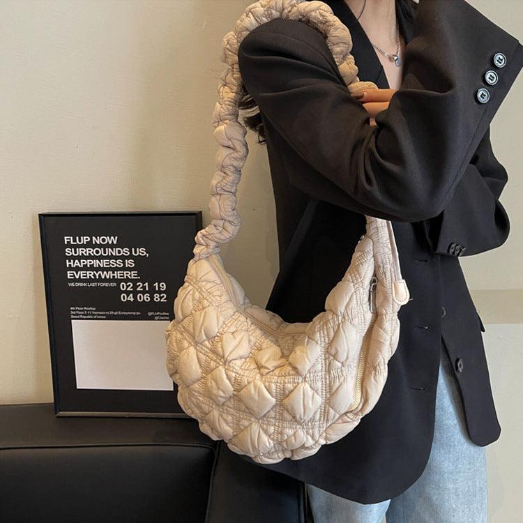 Ladies Puffer Looking Lightweight Cloud Handbag SKAB014 - SWEETKAMA