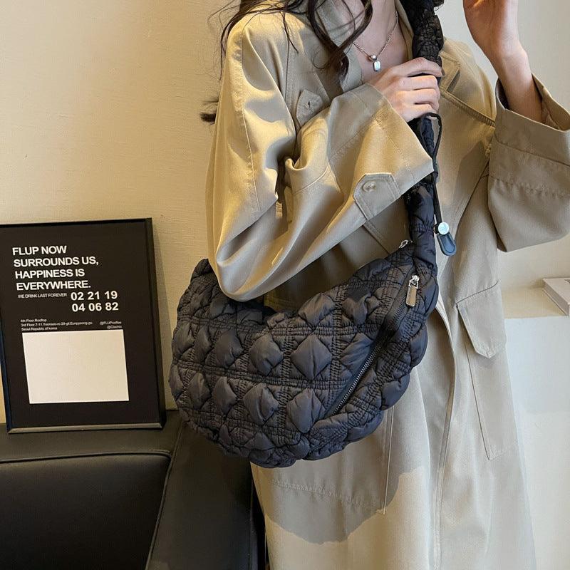 Ladies Puffer Looking Lightweight Cloud Handbag SKAB014 - SWEETKAMA