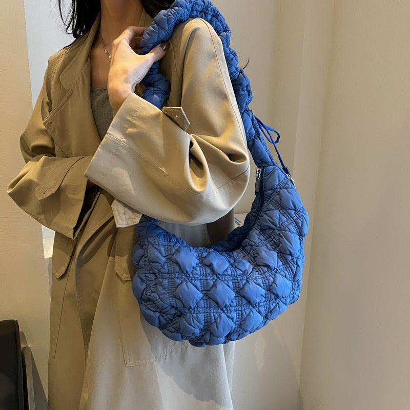 Ladies Puffer Looking Lightweight Cloud Handbag SKAB014 - SWEETKAMA