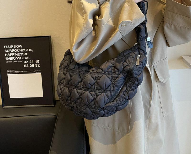 Ladies Puffer Looking Lightweight Cloud Handbag SKAB014 - SWEETKAMA