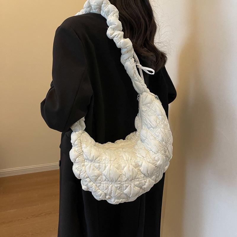 Ladies Puffer Looking Lightweight Cloud Handbag SKAB014 - SWEETKAMA