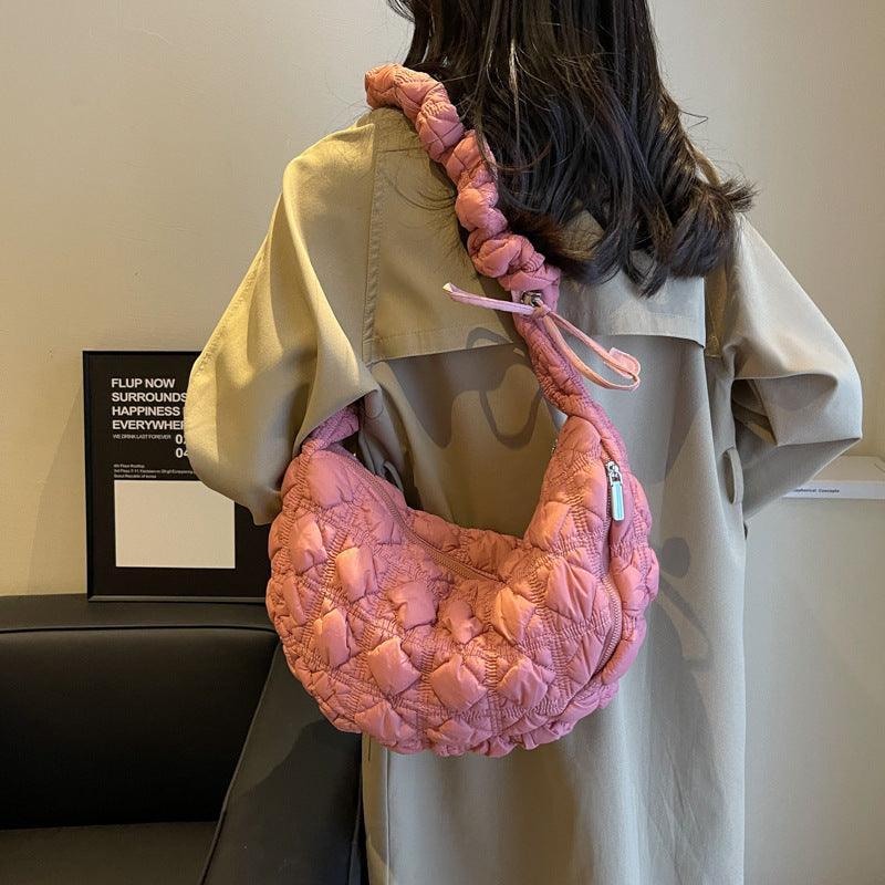 Ladies Puffer Looking Lightweight Cloud Handbag SKAB014 - SWEETKAMA